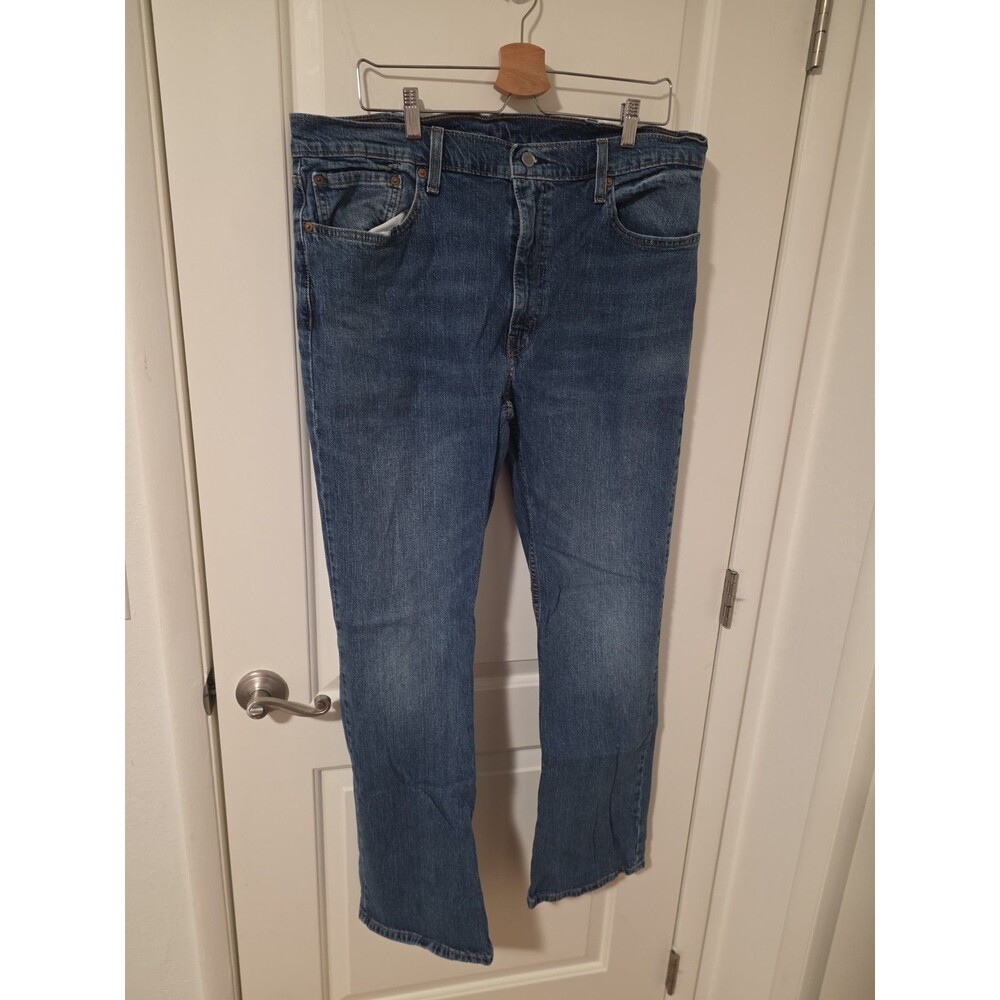 Levis 527 Jeans Men 38x32 Relaxed Bootcut Cowboy Denim Western Y2K Flap Pocket